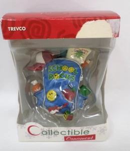 Trevco Sammlerstück Ornament Merry XMas Lehrer Schule Steine mehrfarbig - Bild 1 von 6