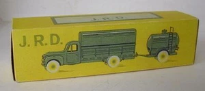 Repro Box J.R.D. Camion Militaire avec Remorque Citerne - Imagen 1 de 1