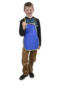 Vinyl Easy-to-Clean Art Apron 18"x15" Multiple Colors School Craft Protection - Picture 1 of 9