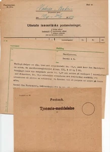 NORWAY: Lot 23 postal forms most used. - Picture 1 of 3