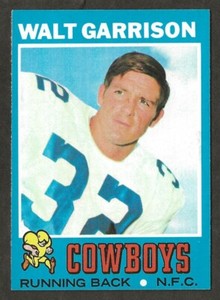 1971 Topps #8 WALT GARRISON Dallas Cowboys ROOKIE - NM+ or Better