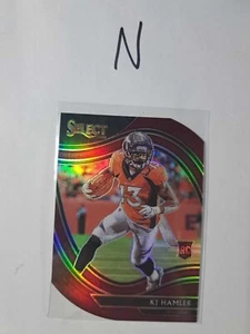 2020 Panini Select Field Level Red Prizm Die-Cut KJ Hamler #367 Rookie RC - Picture 1 of 2