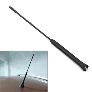 1 Pcs 11 inch Universal Antenna Mast Power Radio Roof AM/FM for TOYOTA for BMW - Foto 1 di 5