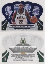 2019-20 Panini Crown Royale Crystal Blue /99 Khris Middleton #40