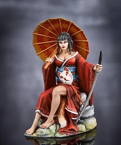 ⭐️Figura de resina miniatura a mano Kitsune serie Pin Up 80 mm 1/24⭐️ - Imagen 1 de 11