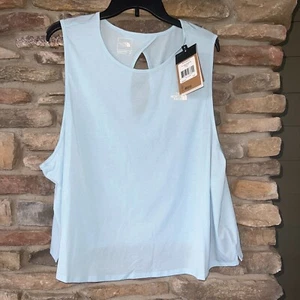 The North Face Women's Plus Size Wander Cross-Back Tank Beta Blue 3X NWT - Picture 1 of 4