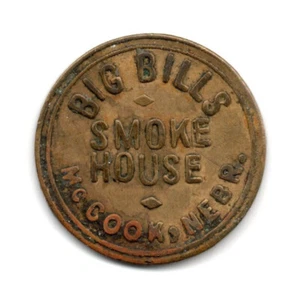 BIG BILLS SMOKE HOUSE • GOOD FOR 5¢ IN TRADE • MCCOOK, NEBRASKA, NE. • TC-344041 - Bild 1 von 2