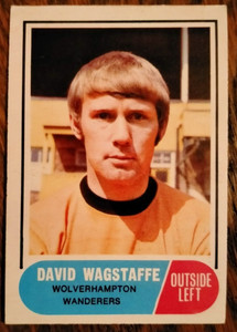 David Wagstaffe Wolves #7 A&BC Footballers Green Back 1969