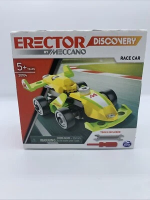 Erector Discovery by Meccano Race Car 20104 New Steam - Image 1 of 4