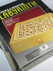 CHALLENGE LABYRINTH GAME in Original Box - Picture 1 of 4