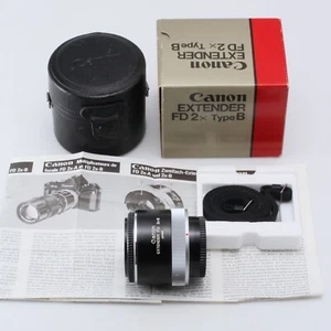 【MINT】Canon Extender FD 2 × type B Teleconverter MF for Canon FD Lens manuals - Picture 1 of 13