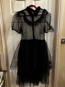 Disturbia Size 16 Ladies Tull Dress Button Front - Picture 1 of 4
