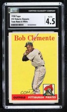 1958 Topps Roberto Clemente (White Team Name) #52 CGC 4.5 HOF