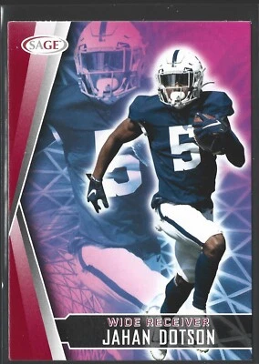 2022 Sage High Series Jahan Dotson #138 Rookie Card RC Penn State Commanders NM - Image 1 of 4