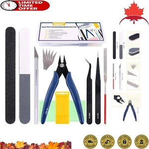 Kit d'outils de modélisation professionnelle premium - 14 pièces - conteneur en plastique polyvalent - Photo 1 sur 9