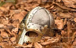 Mittelalter Wikinger Jörmungandr Helm Mittelalter Wikinger Fantasy Helm Wikinger Rolepla - Bild 1 von 4