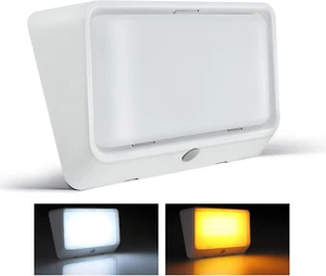 RV Porch Light W/Switch 2CCT White Amber Switchable 12V Campervan Exterior Utili - Picture 1 of 9