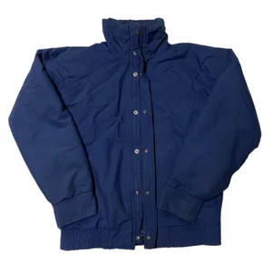 REI Goretex Jacket Mens Small Blue Insulated Nylon Bomber - Picture 1 of 5
