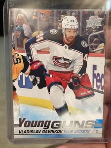 2019-20 Upper Deck Series 1 Young Guns Vladislav Gavrikov Columbus blue Jackets