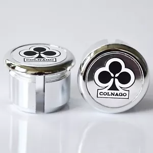 Ciclolinea Colnago Fahrradlenker Chrom Kunststoff Stangenstecker, Kappen - Bild 1 von 5