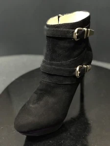 New Carolinna Espinosa Elliot Black Zipper Women Booties Size US 6.5 M RTL $395 - Picture 1 of 9