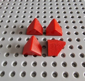 LEGO Dachstein piedra inclinada roja 4 piezas Red Slope Brick 3049 R3/K1 - Imagen 1 de 1