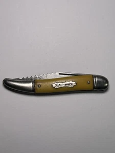 VINTAGE COLONIAL FOLDING FISH KNIFE SINGLE BLADE WITH SCALER ON BACK OF BLADE - Picture 1 of 13