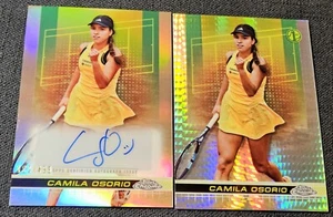 2024 Topps Chrome Tennis 1st Auto /499 Camila Osorio Refractor #TCA - Picture 1 of 2