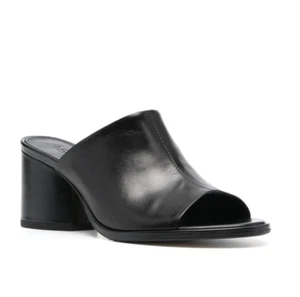 Aeyde Damen Raf Blockabsatz Slide Ledersandalen Pantoletten Größe 10 US/40 EU - Bild 1 von 4