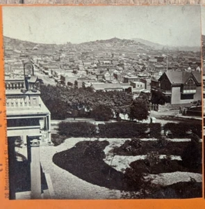 Stereoview Stereoscope Watkins Pacific Coast San Francisco from Rincon Hill - Picture 1 of 5