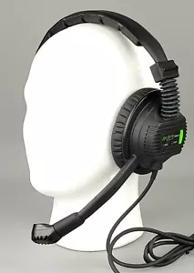 Canford Tecpro SMH210 Intercom Headset, Clearcom/ASL/etc compatible -4 pin XLR - Picture 1 of 3