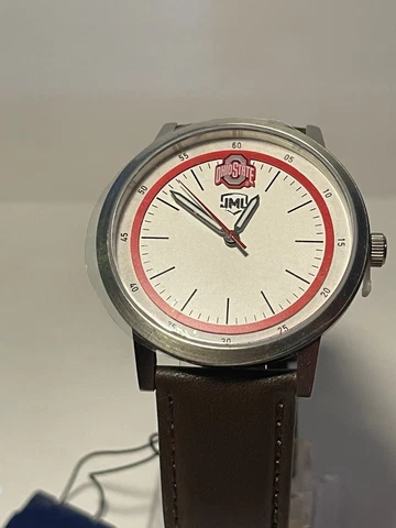Ohio State Buckeyes OFFICIAL NCAA Genuine Leather Watch by Jack Mason !!!NEW!!! Cover