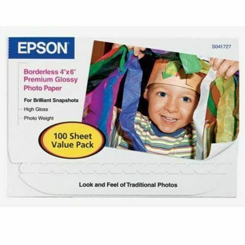 Epson S041727 Premium Photo Paper - 100 Sheets
