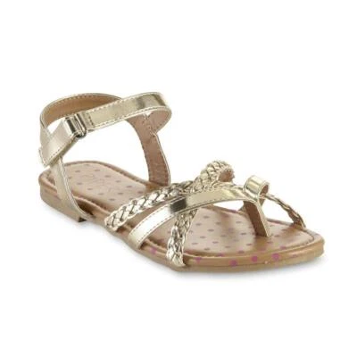 NIÑAS Joe Boxer Piper Plateado Nora o Kora o Oro Cora, Sandalia Plana Metálica,  Foto 1 de 4