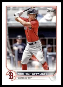 2022 Topps Update Mini #US129 Rob Refsnyder Boston Red Sox - Picture 1 of 2