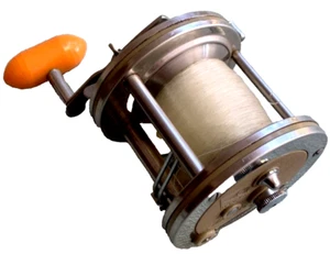 Vintage KENCOR Drum No. 130m 18-8 Edelstahl Levelwind Rolle Made in Japan - Bild 1 von 19