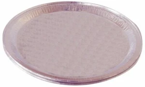 30cm Round Foil Platters Pizza Tray Serving Dish Aluminium Silver Party Catering - Bild 1 von 1