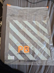 38x50cm Genuine OFF-WHITE c/o VIRGIL ABLOH "Plastic Bag" dust bag
