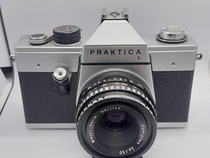 DDR Kamera Pentacon PRACTICA L mit Domiplan 2,8 / 50mm Objektiv - Bild 1 von 9