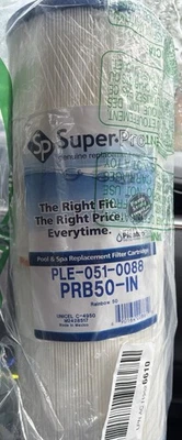 NEW SUPER PRO POOL & SPA Filter PLE-051-0088 PRB 50 IN - Image 1 of 4