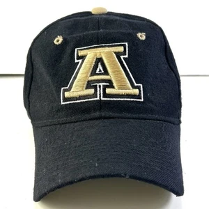 West Point Army Black Wool Hat 7-1/8 Large Embroidered "A" Zephyr Original Lids - Picture 1 of 12