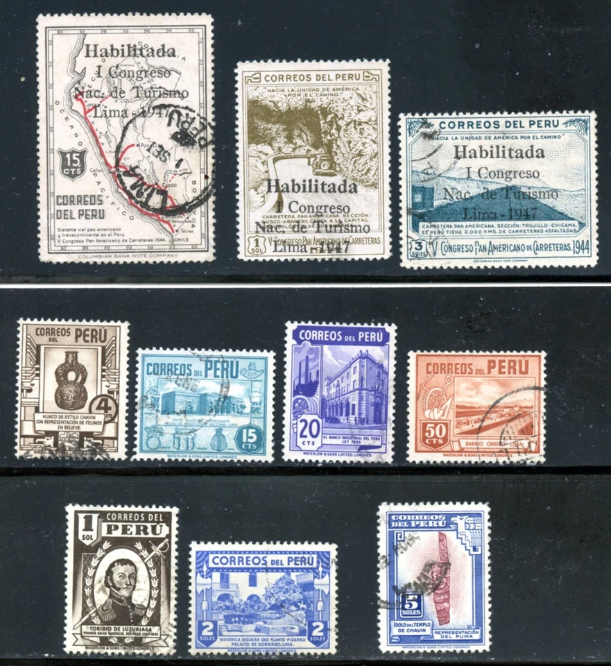 LOT 32499 USED 420/432 :  STAMPS FROM PERU - Image 1 of 1