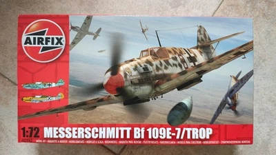 ✅ Airfix A02062 Messerschmitt Bf 109E-7/Trop Scala 1:72 - Immagine 1 di 3