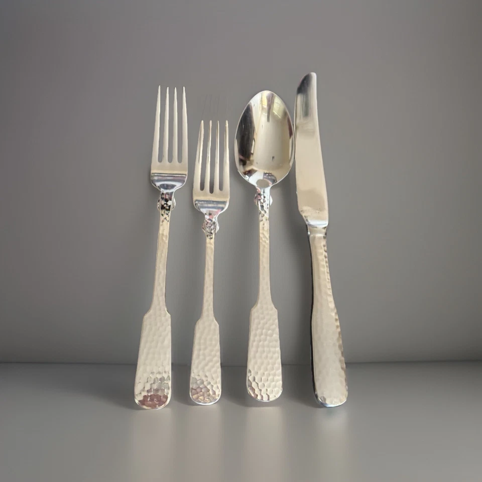 Towle Hammersmith Stainless Steel Flatware Set Of 6, Four Piece Place Setting - Imagem 1 de 4