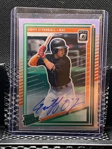 Griff O'Ferrall 2025 Donruss Optic Rated Prospect Silver Holo Auto #177 Orioles - Picture 1 of 2