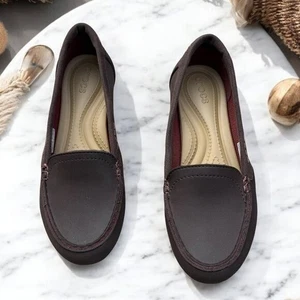 Crocs Neu ohne Karton Marin ColorLite Halbschuhe Damengröße 6,5 mahagonibraun Slipper - Bild 1 von 11