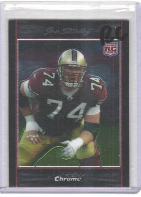 2007 Bowman Chrome Joe Staley #BC42 RC - Image 1 of 2