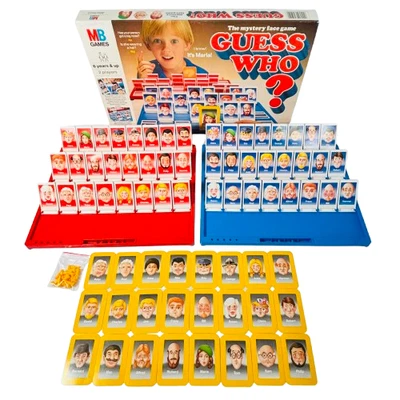 Guess Who Board Game By MB Games Retro Boxed Old Family Fun Vintage 1987 - Image 1 of 4