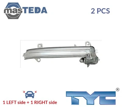 303-0119-3 INDICATOR LIGHT BLINKER LAMP PAIR EXTERIOR MIRROR FRONT TYC 2PCS NEW - Image 1 of 4