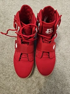 Vlado Footwear Atlas Hi-Top Shoes.Red. US  Size 7.5,EUR 38,UK 5.5 - Picture 1 of 12